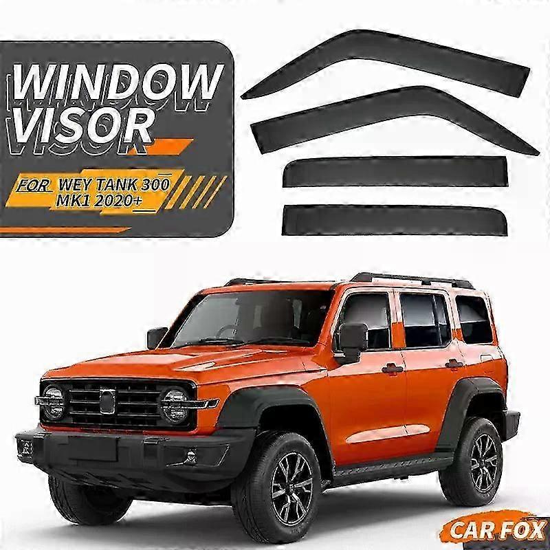 Applies to Suitable for Wey Tank 300 2020+ Window Visor Vent Shades Ventvisor Wind Deflectors Visors Rain Visor