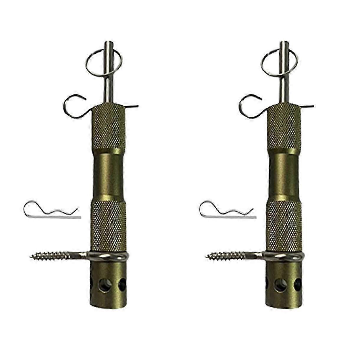 2X Perimeter Trip Wire Alarm, 22G Outdoor Camping Security Device with Early Warning System