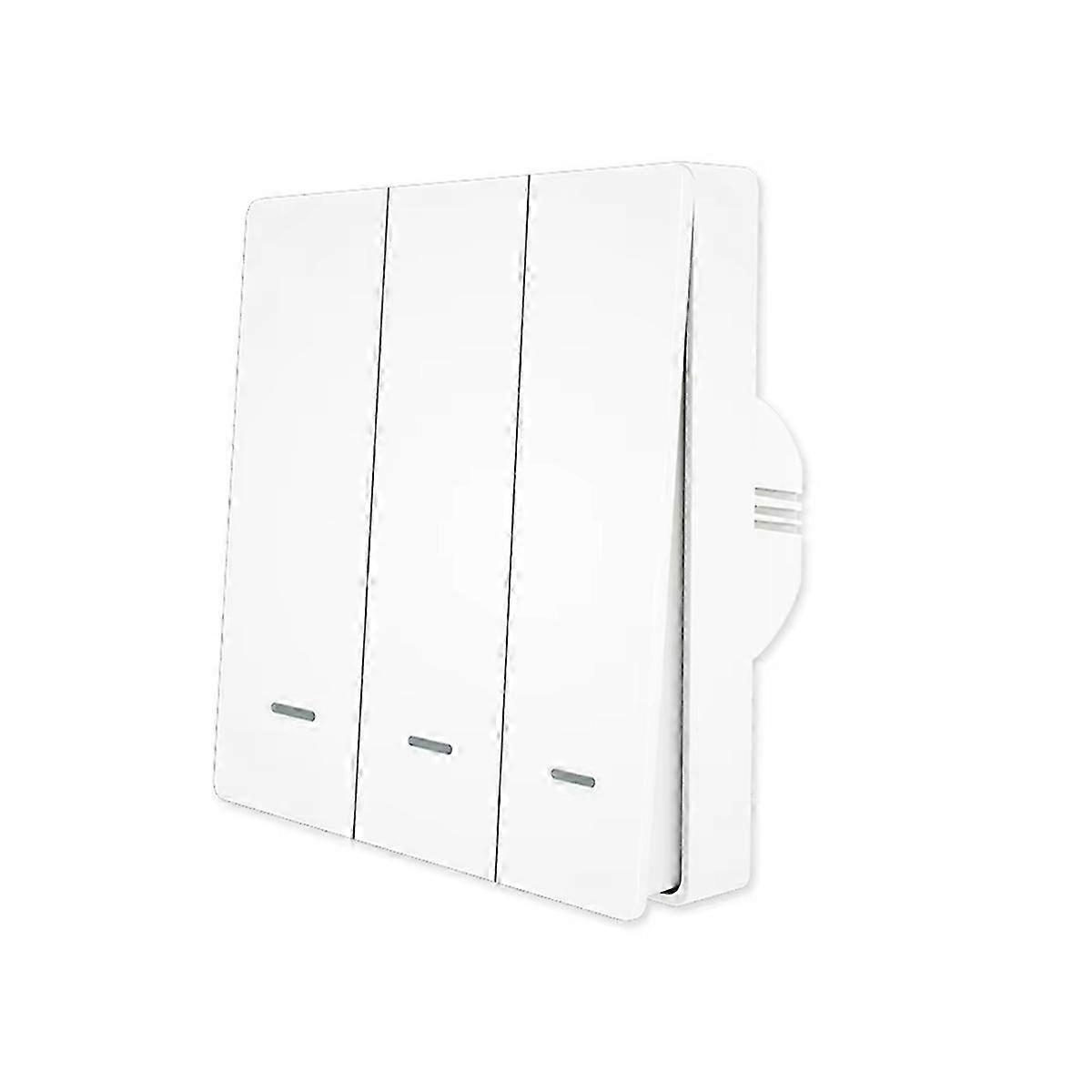 Smart Light Switch, Wall Push Button, Compatible with Tuya , Remote Control Via Alexa & GoogleHome A