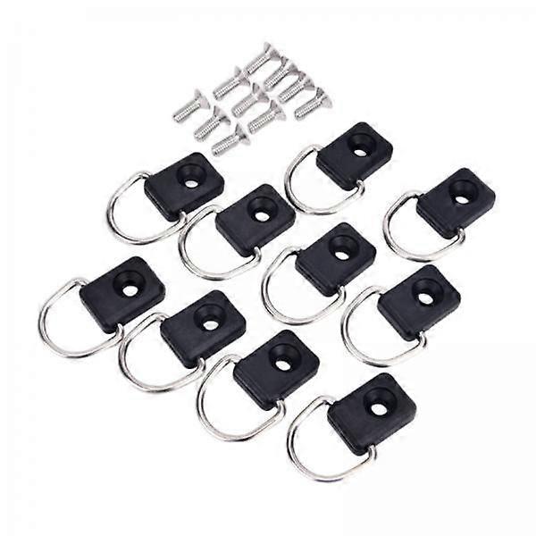 4x Kayak D Rings Sturdy Kayak D Buckles for Row Boat Kayak Hardware Accessories