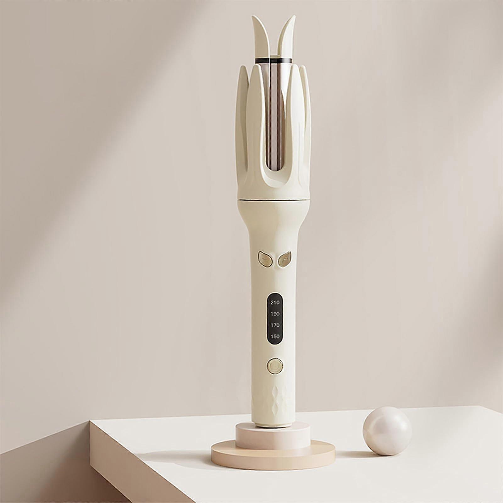 Professional Ceramic Hair Curling Wand with Adjustable Temperature Ionic Technology for All Hair Types, Frizz-Free Curls
