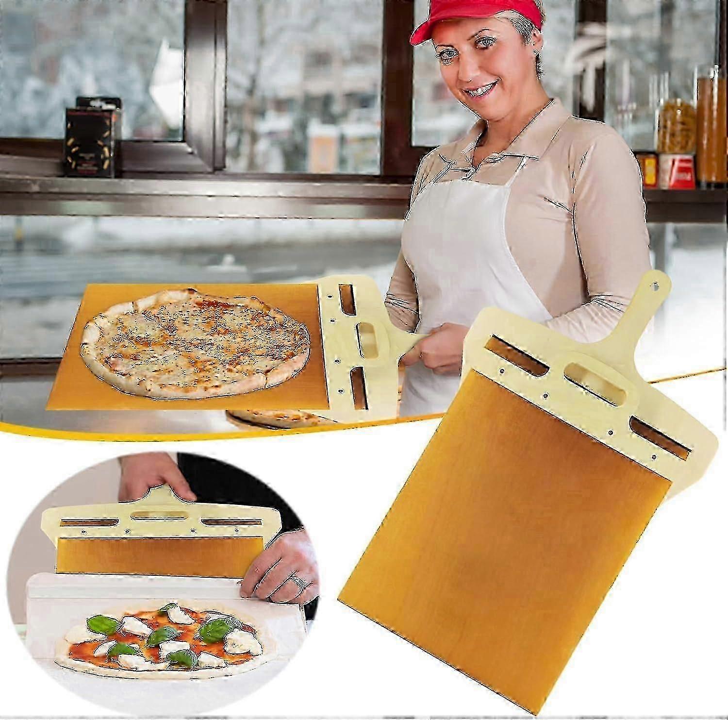 Sliding Pizza Peel The Pizza Peel That Transfers Pizza Perfectl, Pizza Paddle With Handle