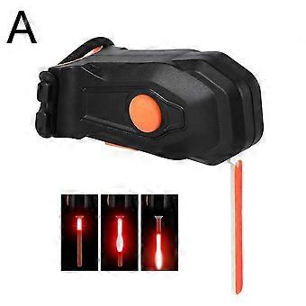 Bicycle Heart-shaped Taillight Rechargeable Brake Light for Mountain Road Bike Cycling Creative Equipment