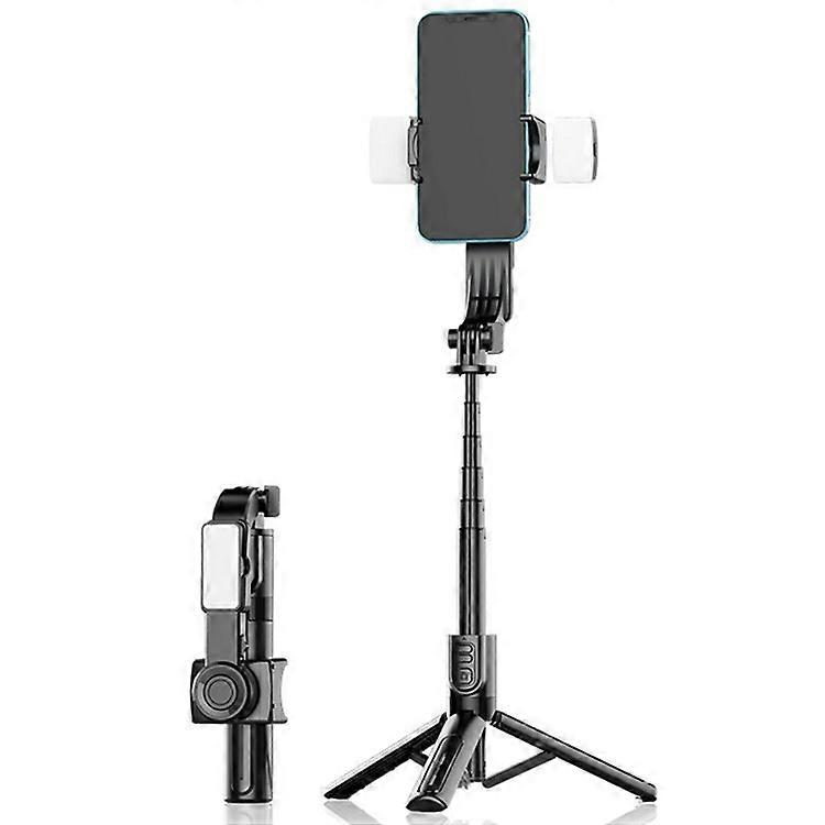 C09 Gimbal Stabilizer Selfie Stick with Dual Fill Light for Smartphones Anti Shake Single Axis Stabilizer