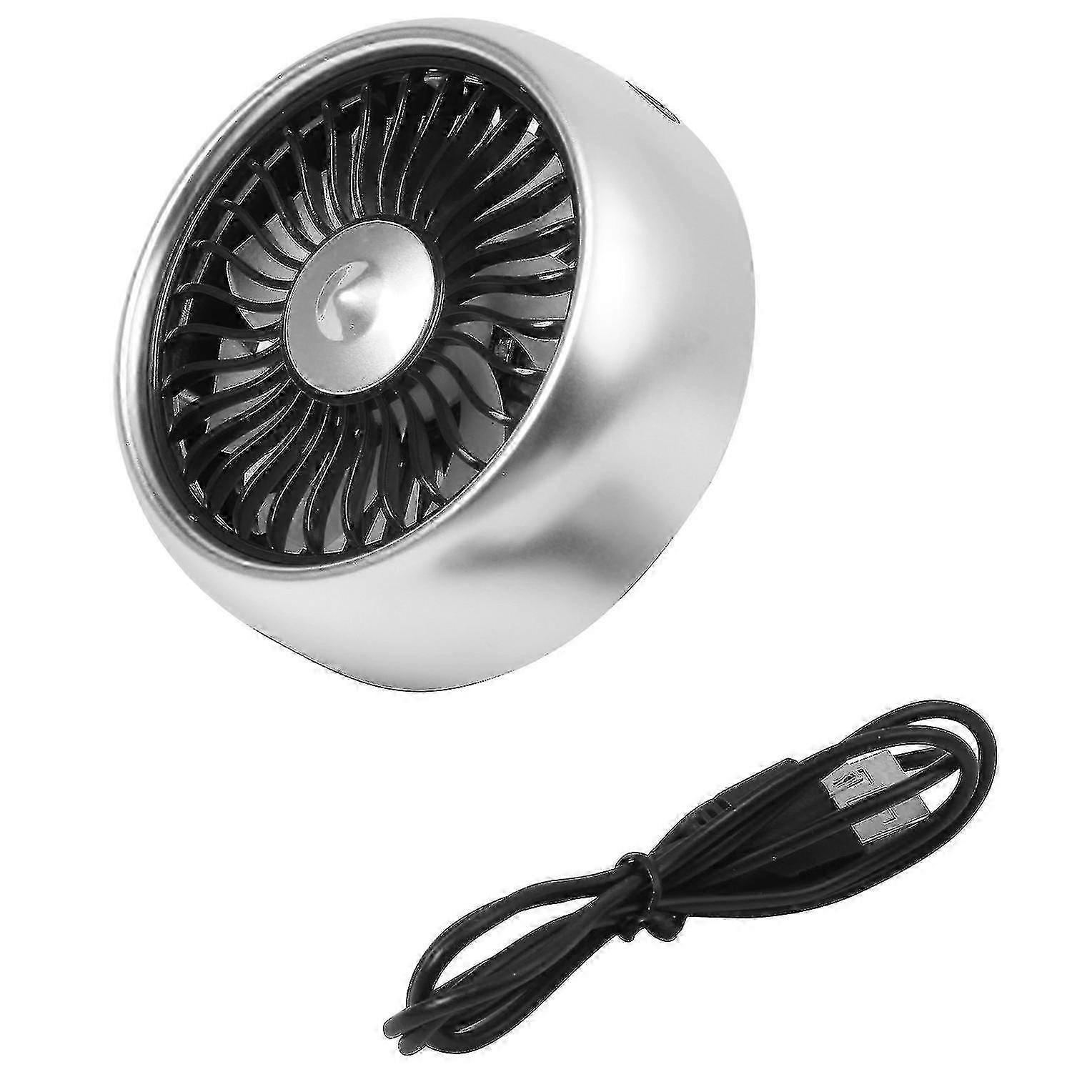 5V Electric Car Fan with 3 Speed Settings and Colorful Lighting, Perfect for Cooling in Your Vehicle