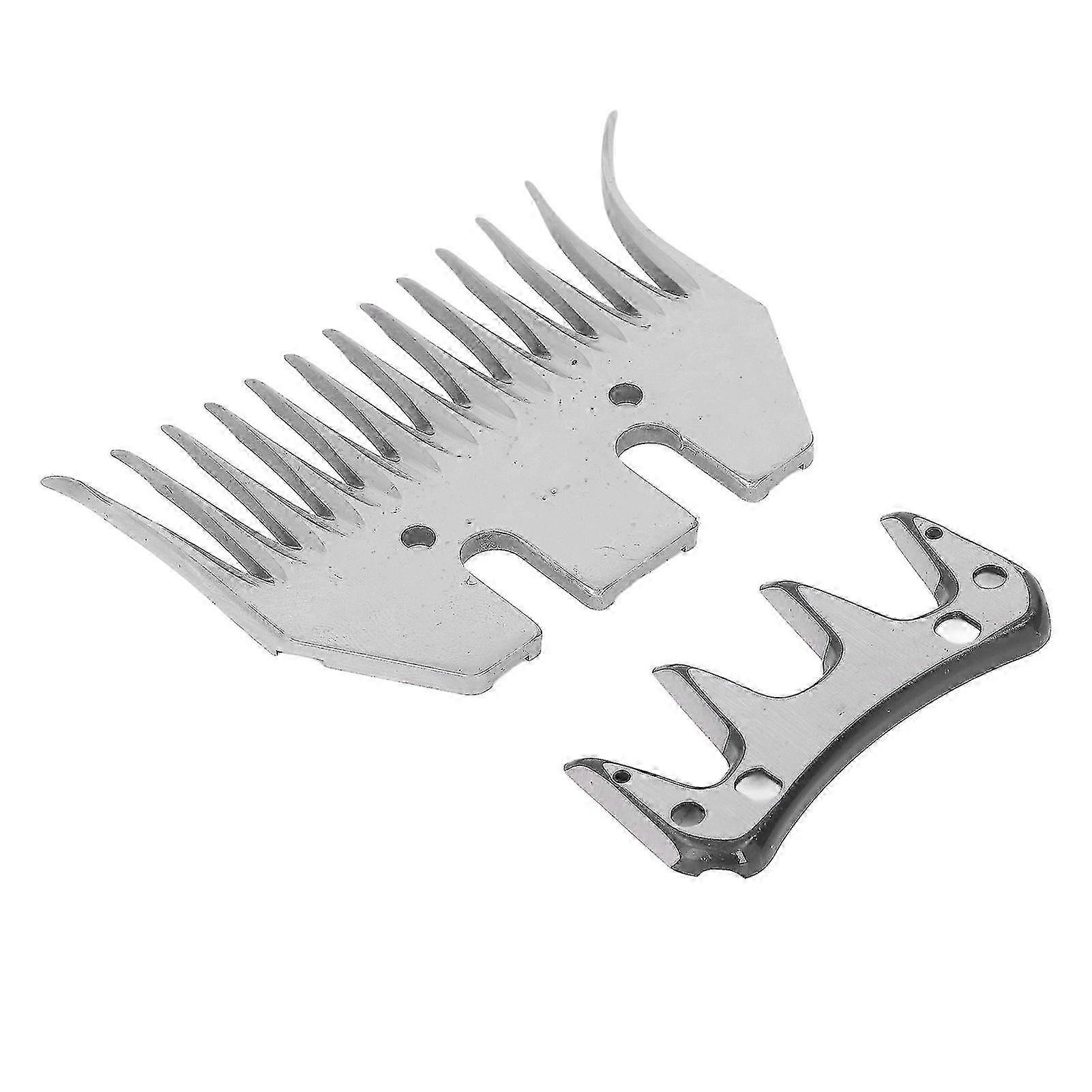 Curved Sheep Shears Blade with 13 Teeth for Wool Clipping and Trimming Accessories Set Kit Suitable for Various Animal Grooming