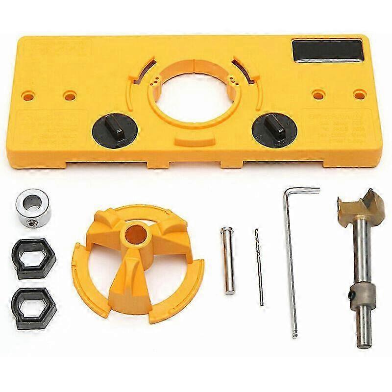 35mm Hinge Hole Locator for Woodworking, Hinge Hole Opener Tool for Carpentry and Punching Applications