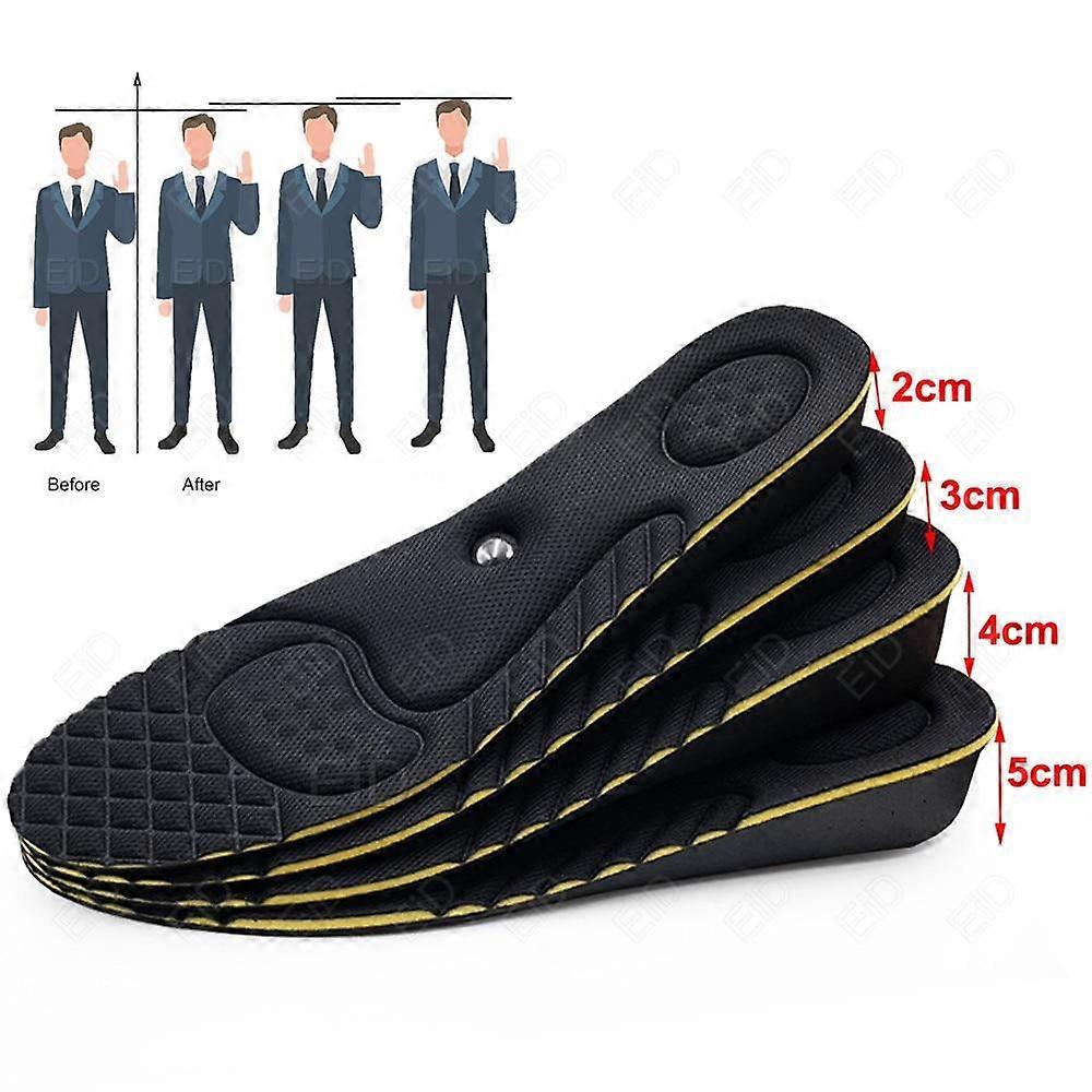 2-5cm Magnet Arch support Height Increase Insole Invisible Cushion Height Lift Free Cut Shoe Heel Insert Taller Support Foot Pad