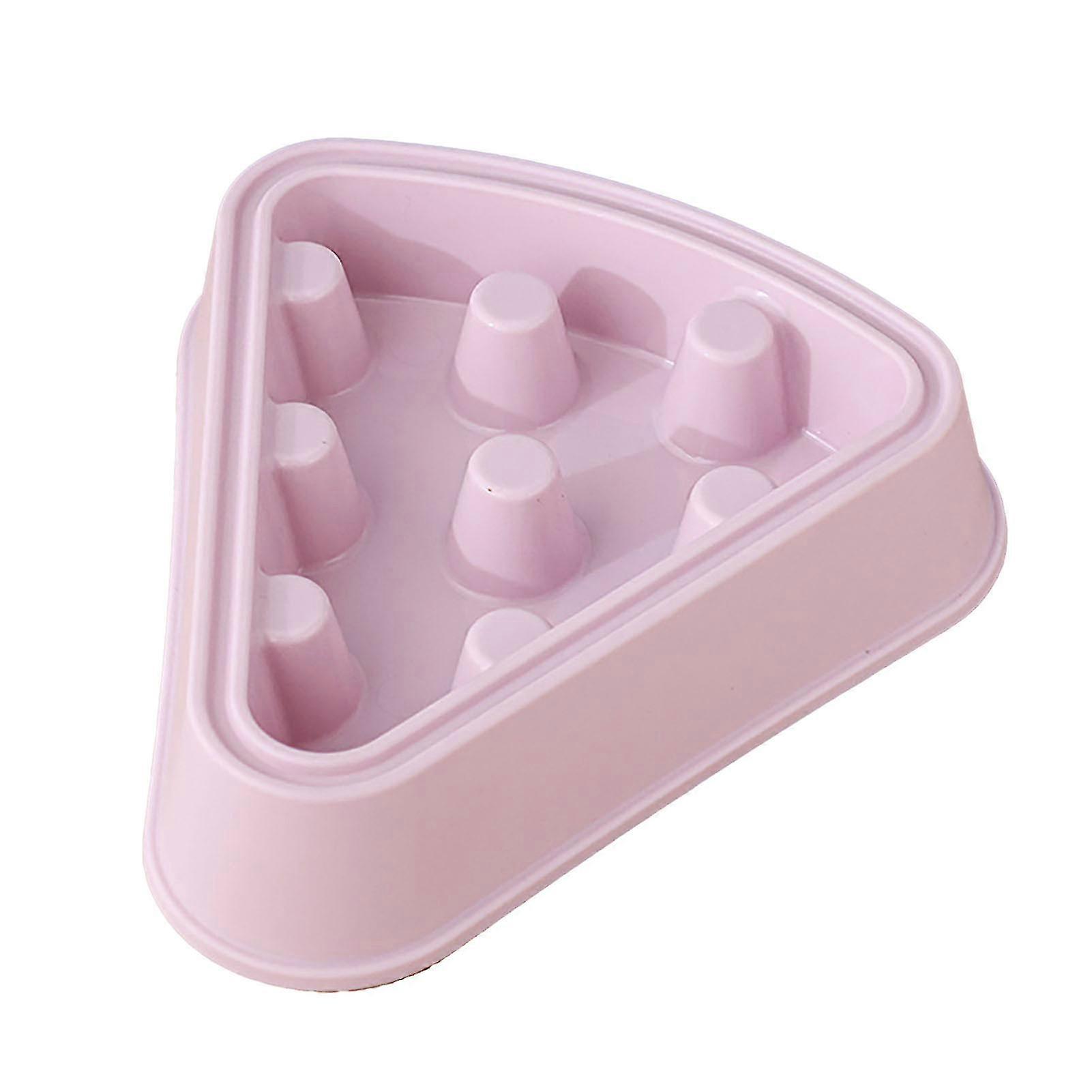 犬と猫のためのピザ型のスローフィーダーボウル - 窒息を防ぎます、大