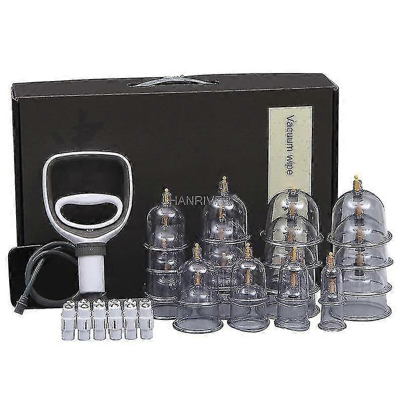 Cupping Set professional chinezesc Acupoint Cupping Masaj Set 12 Cupe