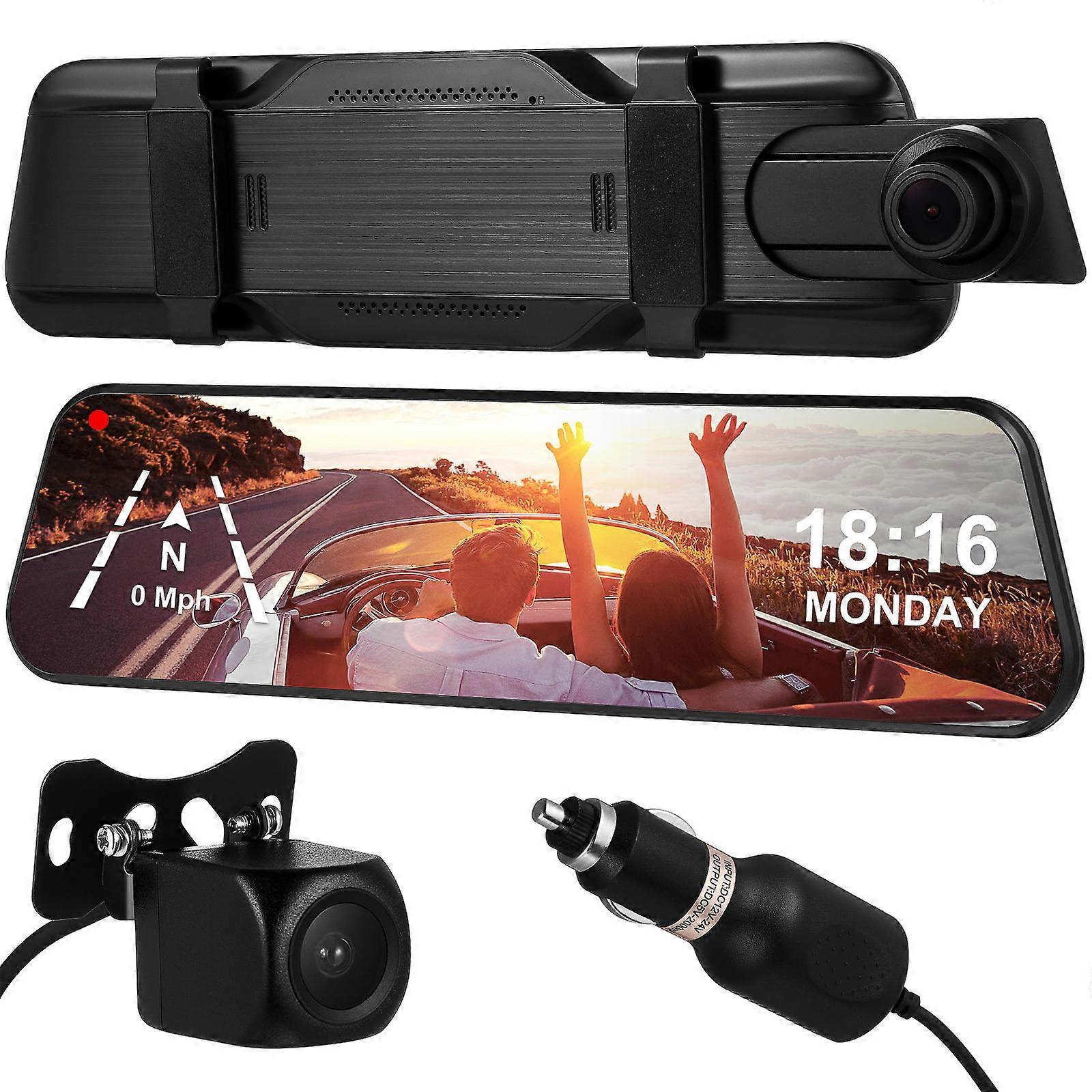Vehicle Dash Cam Combining Front Rear Capture and Media Streaming Capability