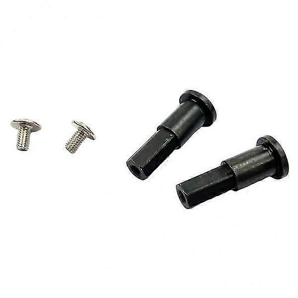 2x2 Pack 9mm Metal Combiner Front Axle Wheel Hub Hex Adapter for WPL D12 1/10