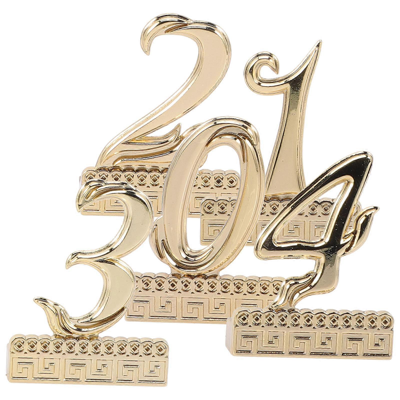 Door Address Number Adhesive House Numbers for Homeowners Modern Style 6x4.5cm Weatherproof 5Pcs