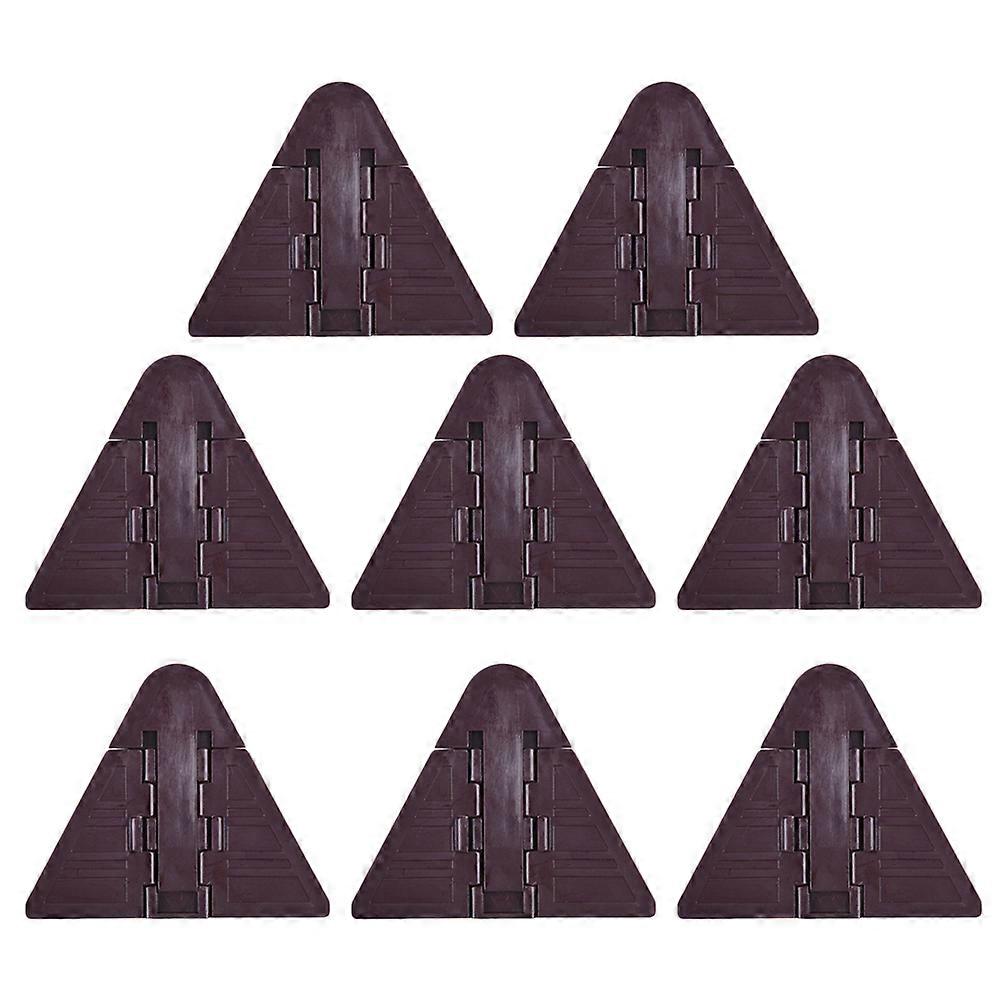 Window Locks for Sliding Doors and Windows 8 Pieces Coffee ABS Material Safety Locks for Window Use