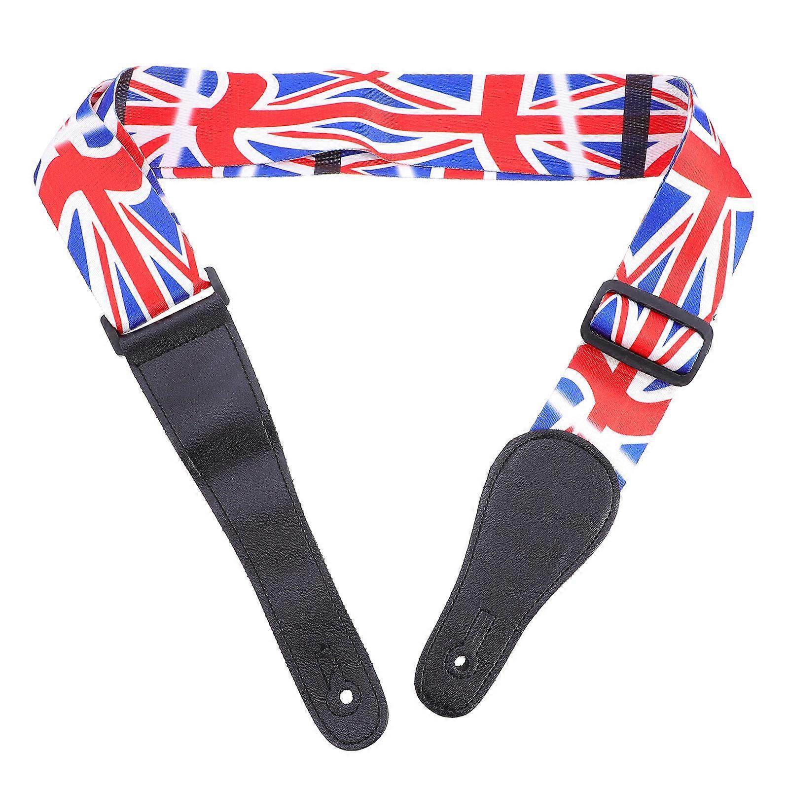 Instrument Strap Decorative Thickened Guitar Rope Comfortable Non-fading Color 100x5x0.5cm Polyester 1Pack