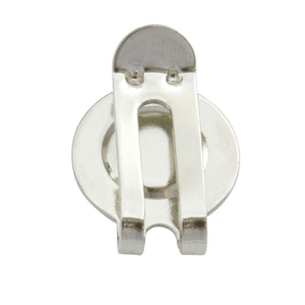 Magnetic Golf Hat Clip Square Shape Alloy Ball Markers for Visors and Belts 2Pcs