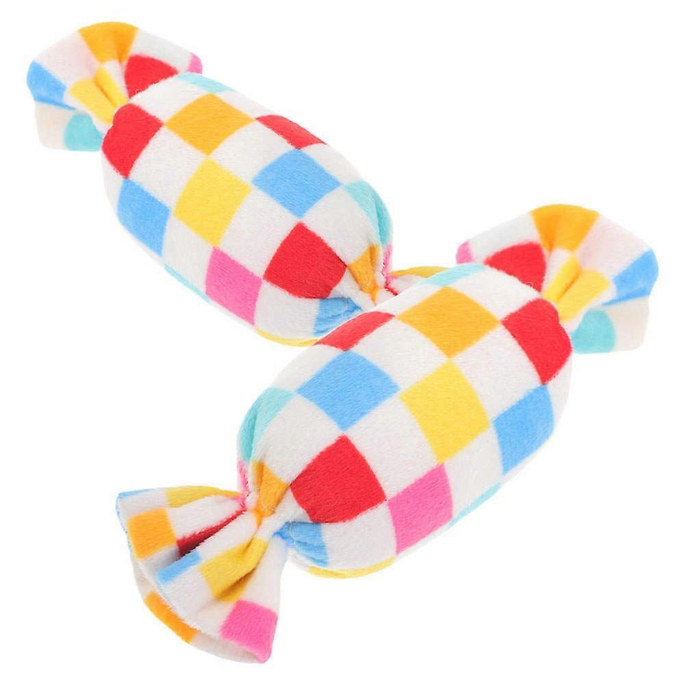 Pet Chew Toy Chewing Toy Dog Interactive Biting Teething Square Multi 13.50X4.60X4.30CM 2Pcs