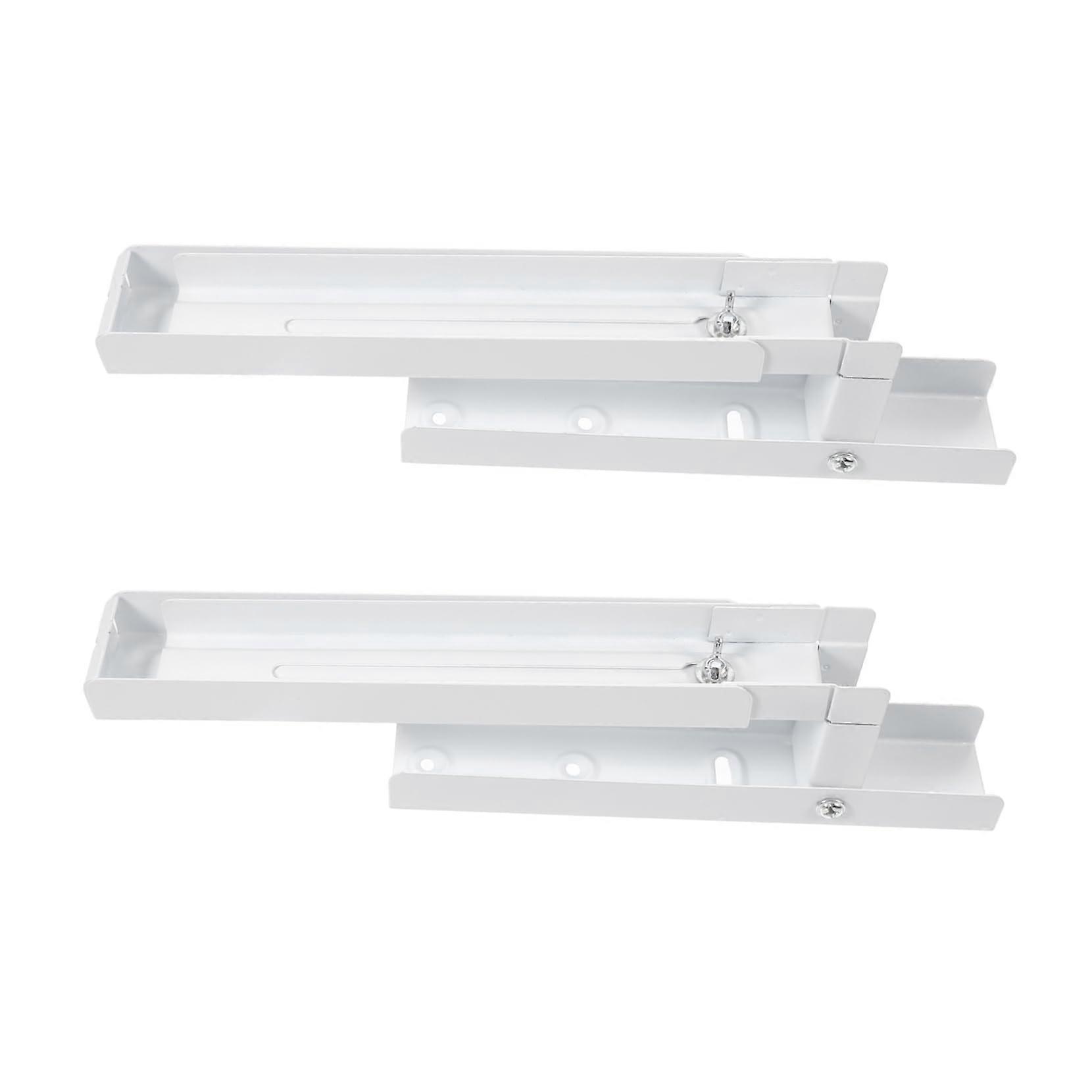 Adjustable Stainless Steel Microwave Brackets Wall Mounted Extendable Kitchen Shelf for Microwave Space Saving for Kitchen Storage