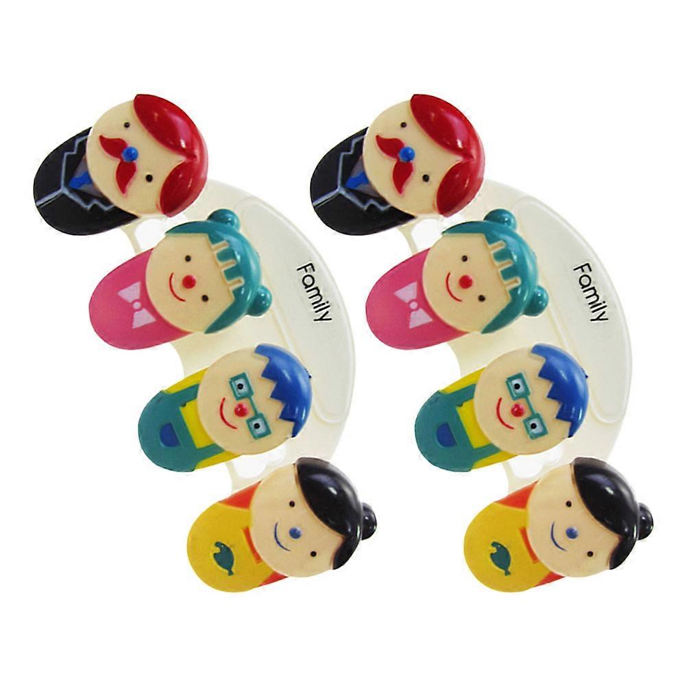 Toothbrush Holder Wall Mounted Suction Cup Storage Organizer For Bathroom Use Multi Color 15.00X7.00X4.00CM Strong Adhesion 2Set