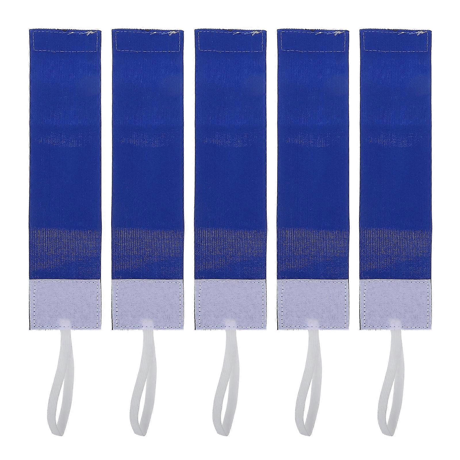 Captains Armband Soccer Elastic Captain Armband Team Identification Sports Match Supplies 5Set