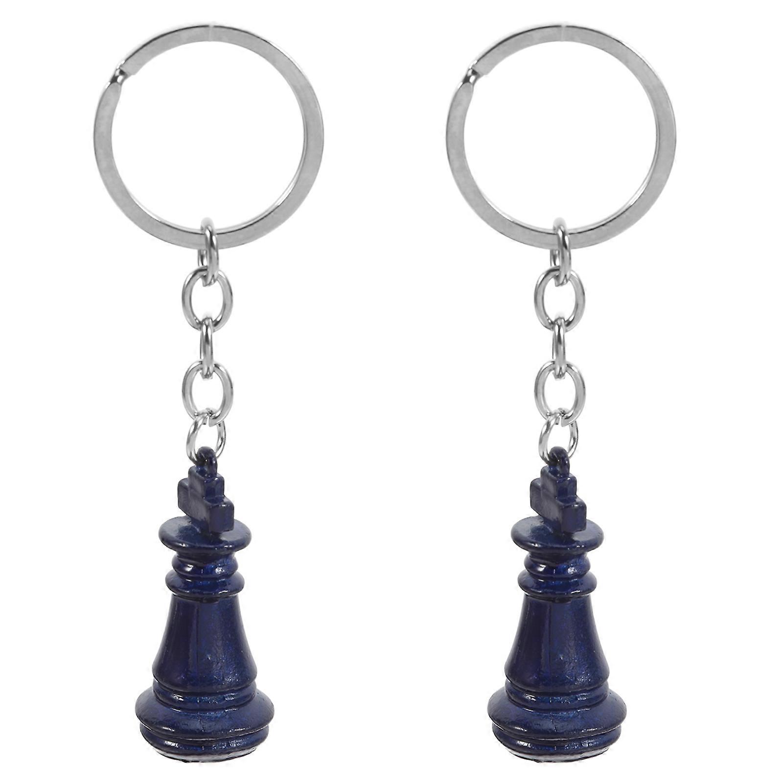 Here's a polished and professional product description for your **Aesthetic Stainless Steel Keychain with Elegant Chess Design**:
### π
**2pcs
