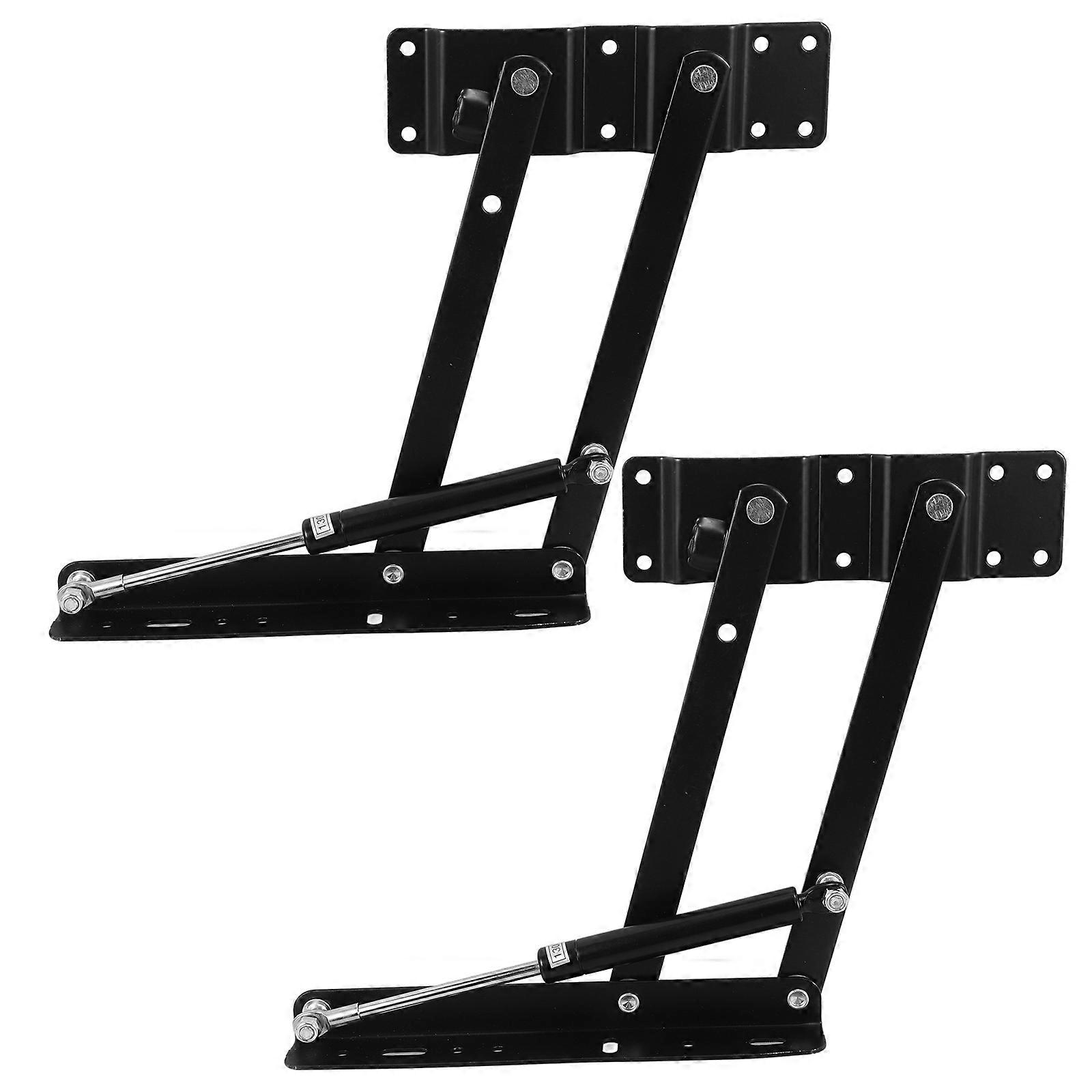 Hydraulic Mechanism Hardware Folding Table Hinge Spring Support for Tea Table Pull Out Shelf with Stable Buffering and Durable Design