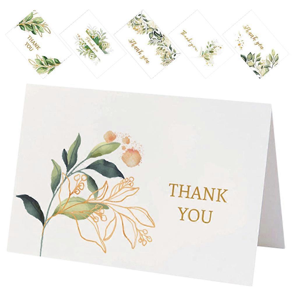 Thank You Cards Elegant Coated Paper Multi Function For Online 16X11CM Express Gratitude 6 Sets