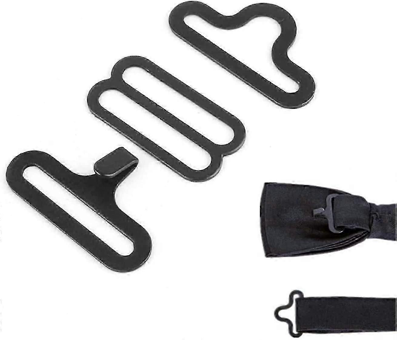 50 Set Fliege Hardware Sets Verstellbare Träger Krawatte Haken Fliege