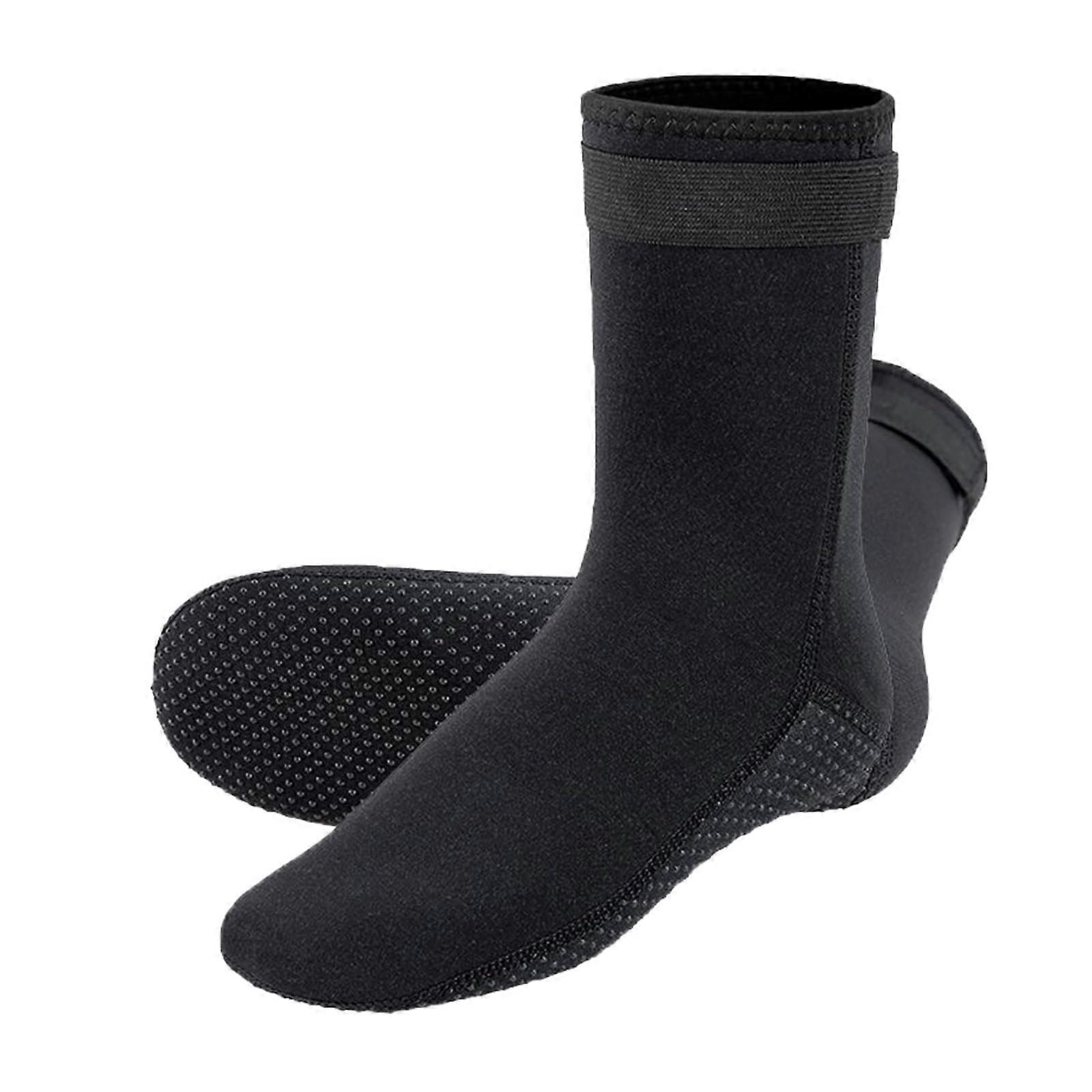 Neoprene Socks for Men and Women - Non-Slip Water Sports Diving Socks with Velcro Fastening for Snorkeling, Surfing, Sailing
