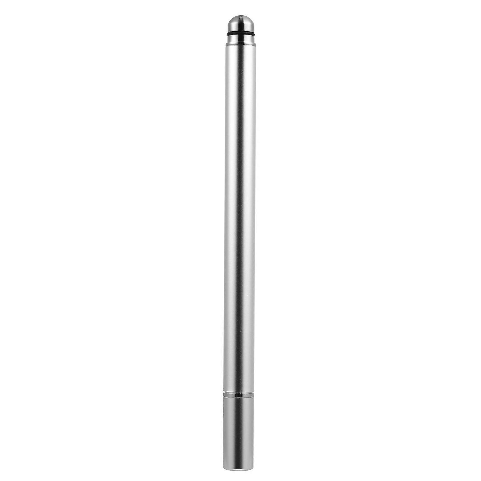 Drawing Pen For Tablet 1Pc Stylus Pen Universal Disc Stylus Precise Positioning Silver 13x0.9x0.9cm