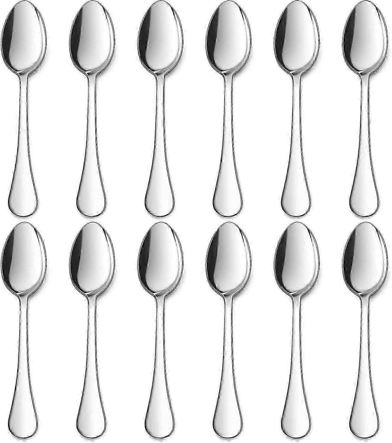 Adatto per set di cucchiaini da caffè da 12, set di posate da 5 pollici in acciaio inossidabile 18/10