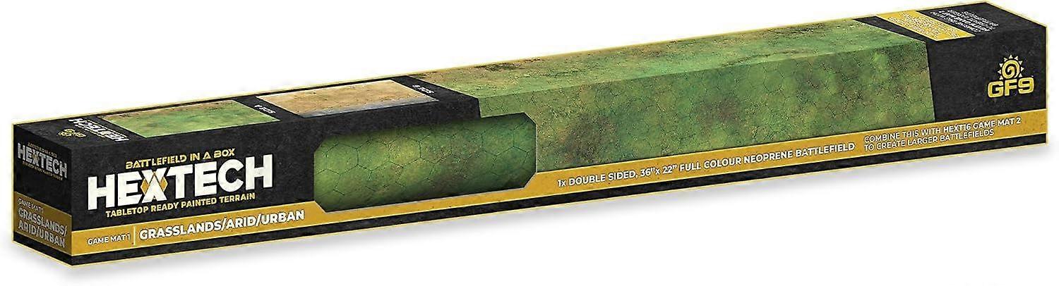 Hextech Game Mat 1 - Grasslands/Arid/Urban