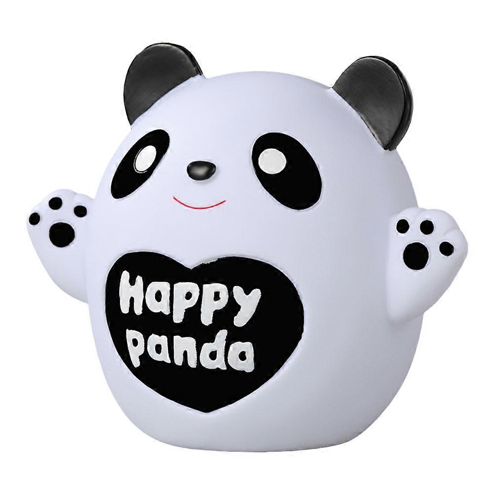 Cartoon Saving Money Bank Panda Design Money Jar Storing Coins Desktop Ornament 1Pack