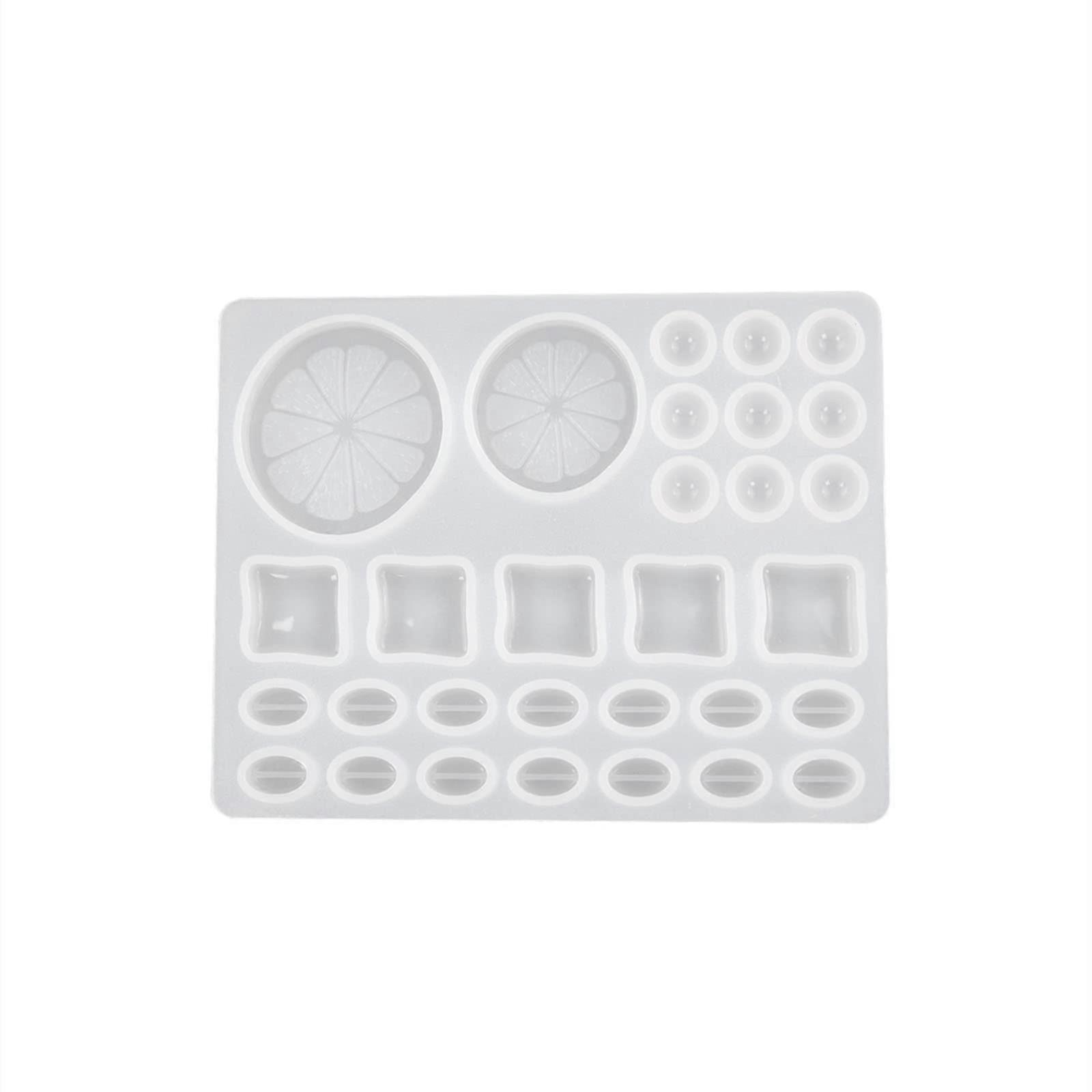 Coffee Lemon Slices Mould for Epoxy Resin Casting, Teapot Mat, Storage Shelf, and Jewelry Making Decorations