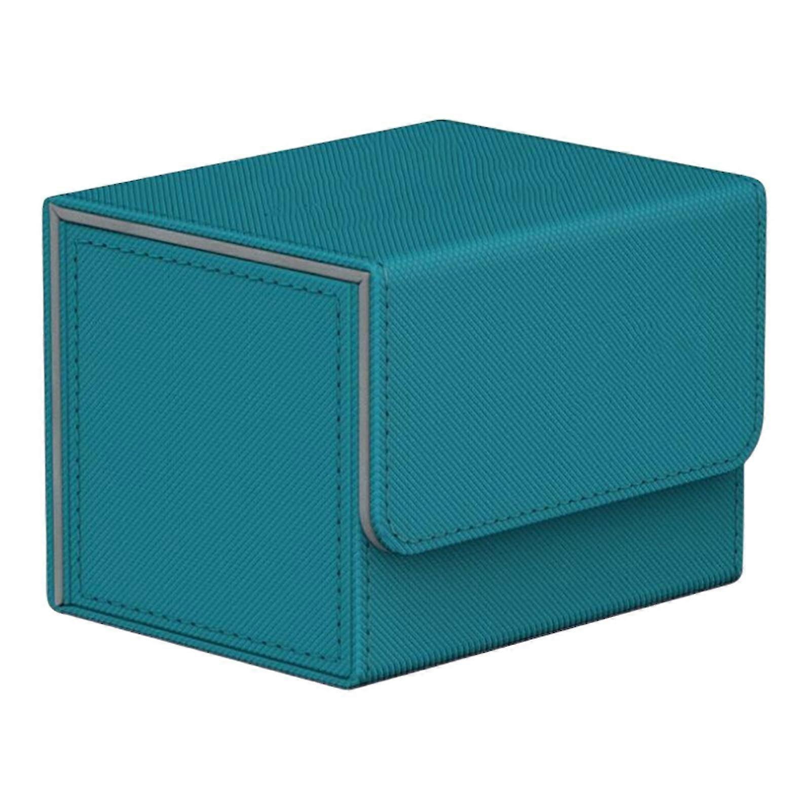 Sturdy Trading Card Deck Box Storage for MTG Card Protective Carrying Blue