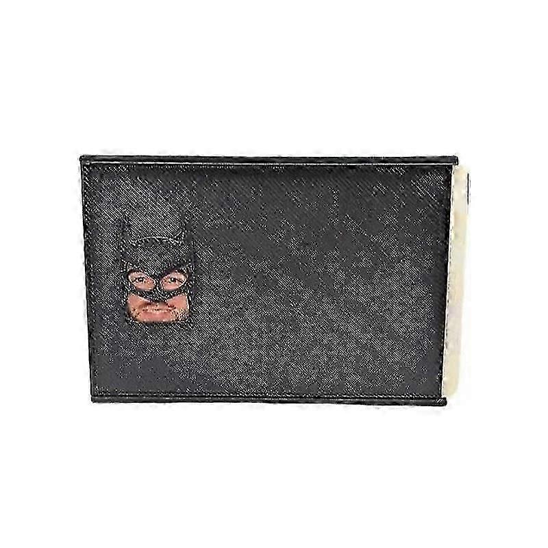 محفظة معرف البطل للرجال والنساء تصميم أنيق للأبطال الخارقين فتحات بطاقات متعددة مقصورة نقدية وهدية شعار مميزة للجميع