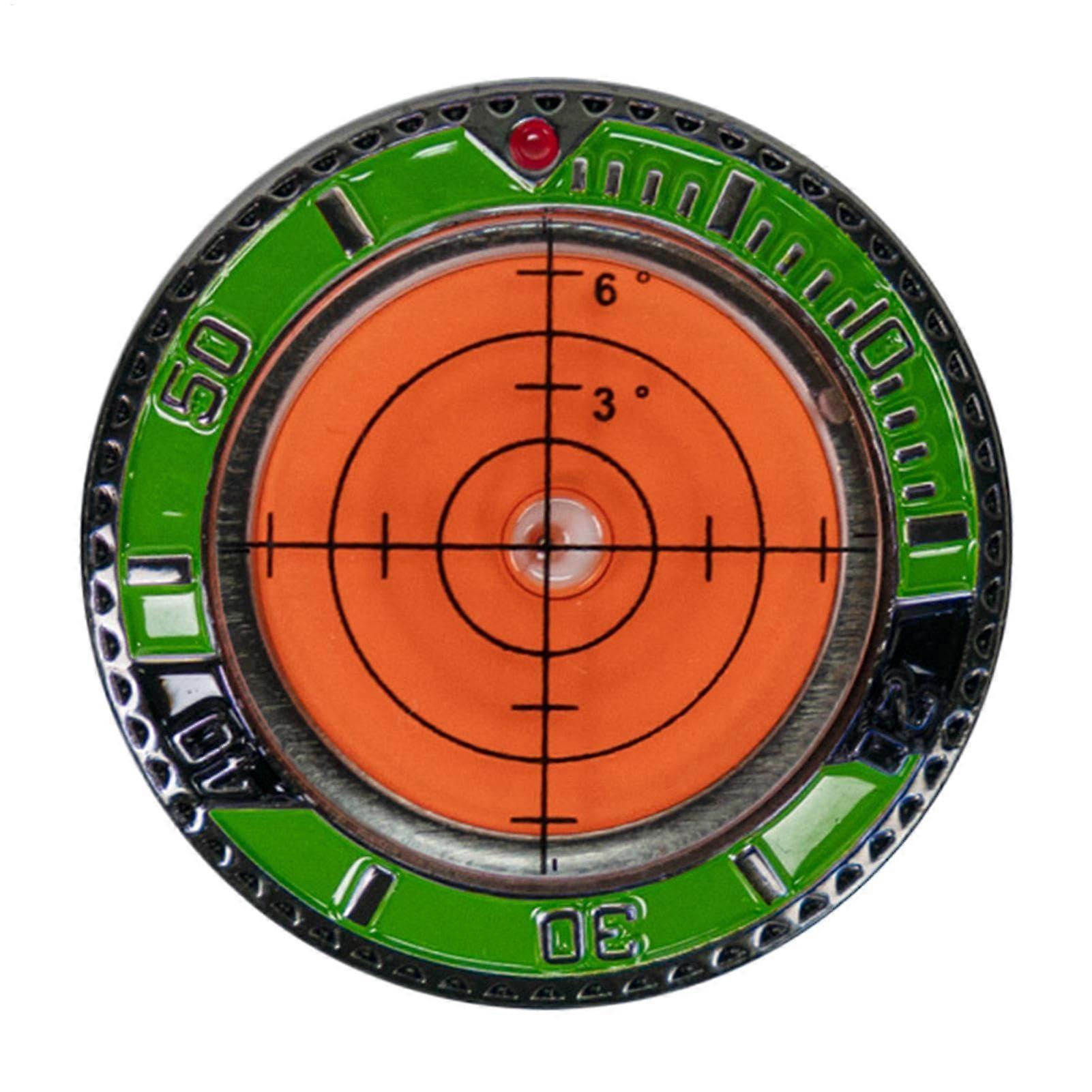 Golf Green Reader DoubleSided Ball Marker HighPrecision Putting Aid