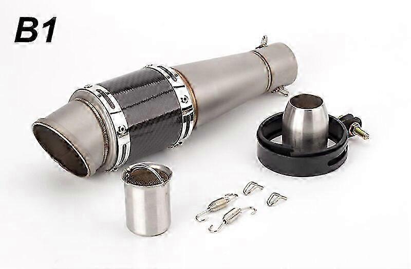 36-51mm Universal Motorcycle Exhaust Muffler Carbon Fiber Slip On for Various Models with DB Killer