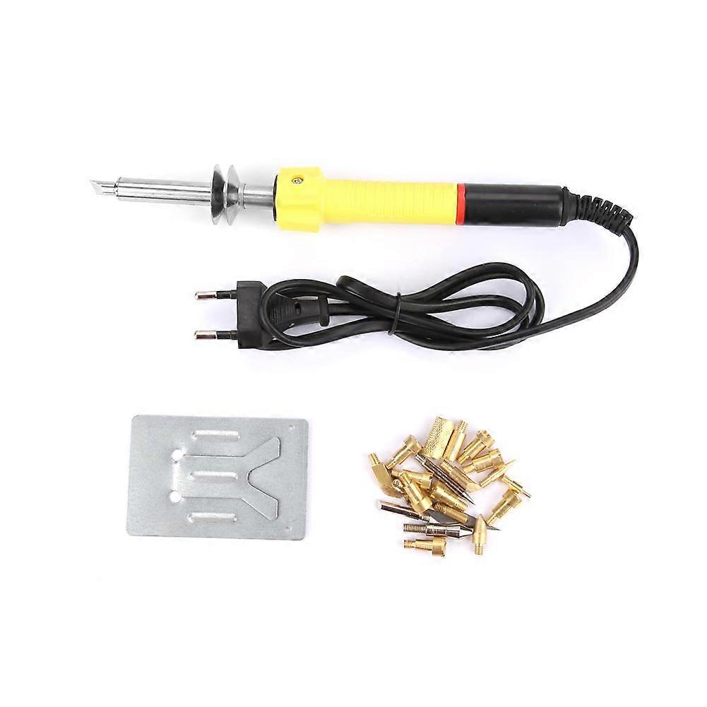 Electric Engraving Wood Burning Pen Tips Tool Set for Pyrography Yellow