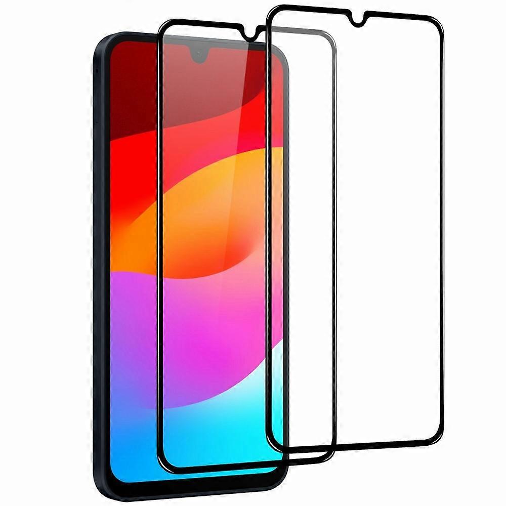 NORTHJO 2Pcs A +電話スクリーンプロテクターSamsung Galaxy A17 0.3mm 2.5D高アルミニウムシリコンガラスシルク印刷フィルムに対応