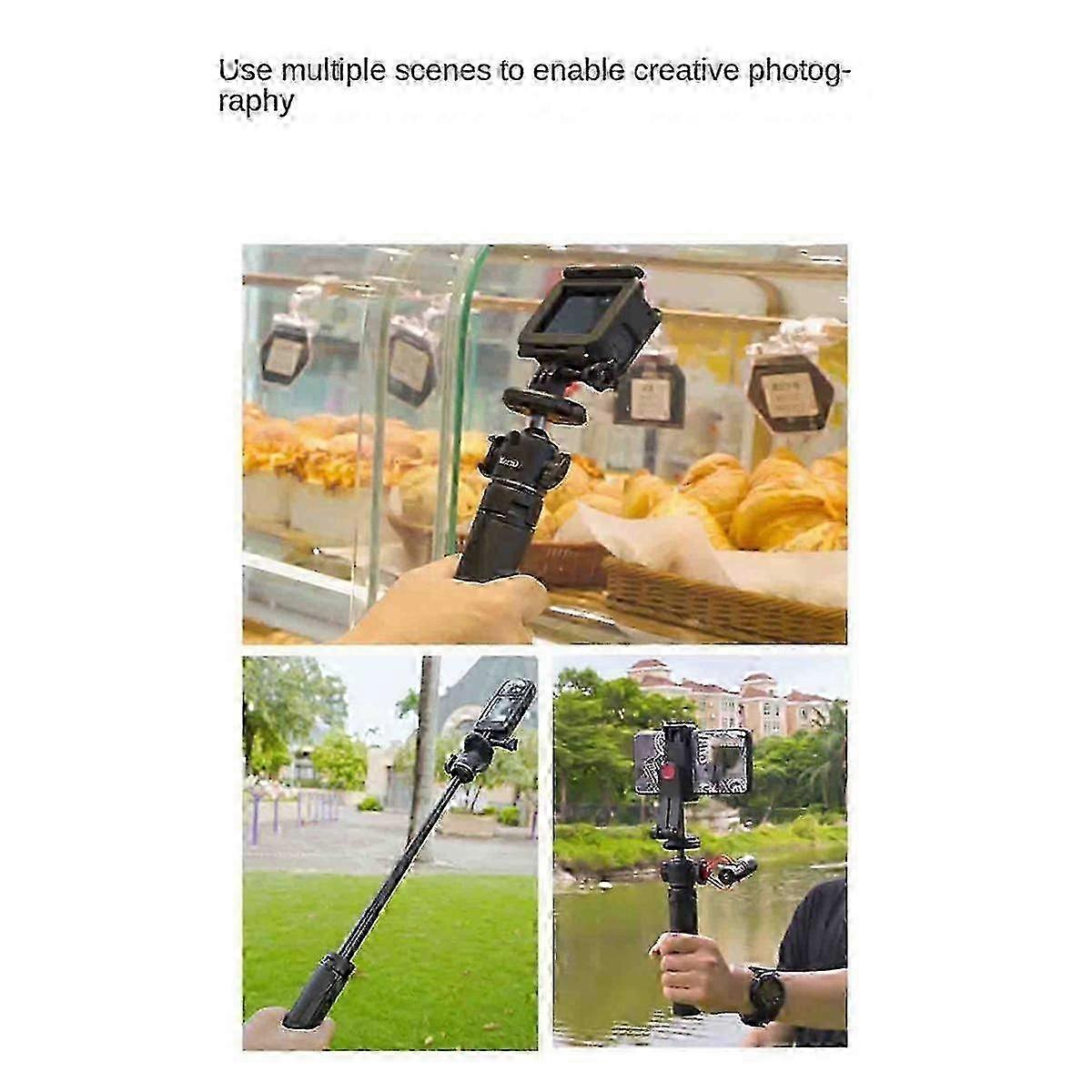Portable Action Camera Quick-Hook Head Tripod for Mobile Phone Live Broadcast