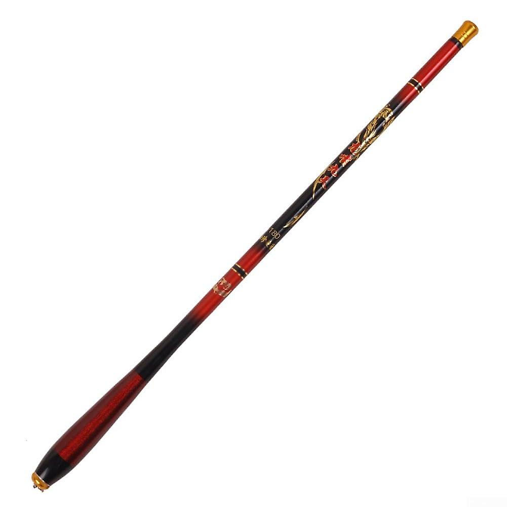 Compact telescopic fishing rod 1.536m, strong and design for easy storage and transport. 1.8m.