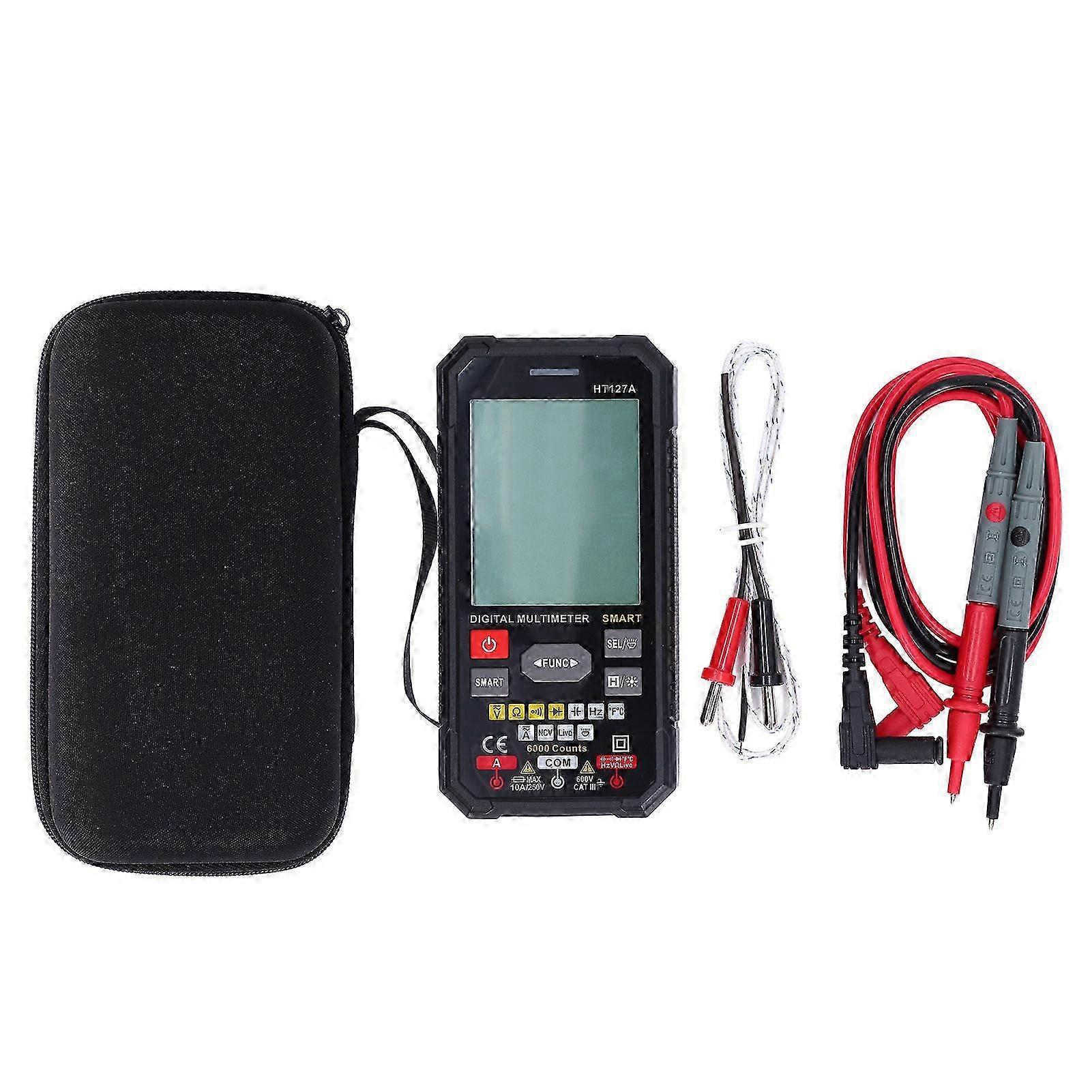 Smart Mini Color LCD Digital Multimeter with 3 Result Display Pocket Voltmeter Voltage Tester