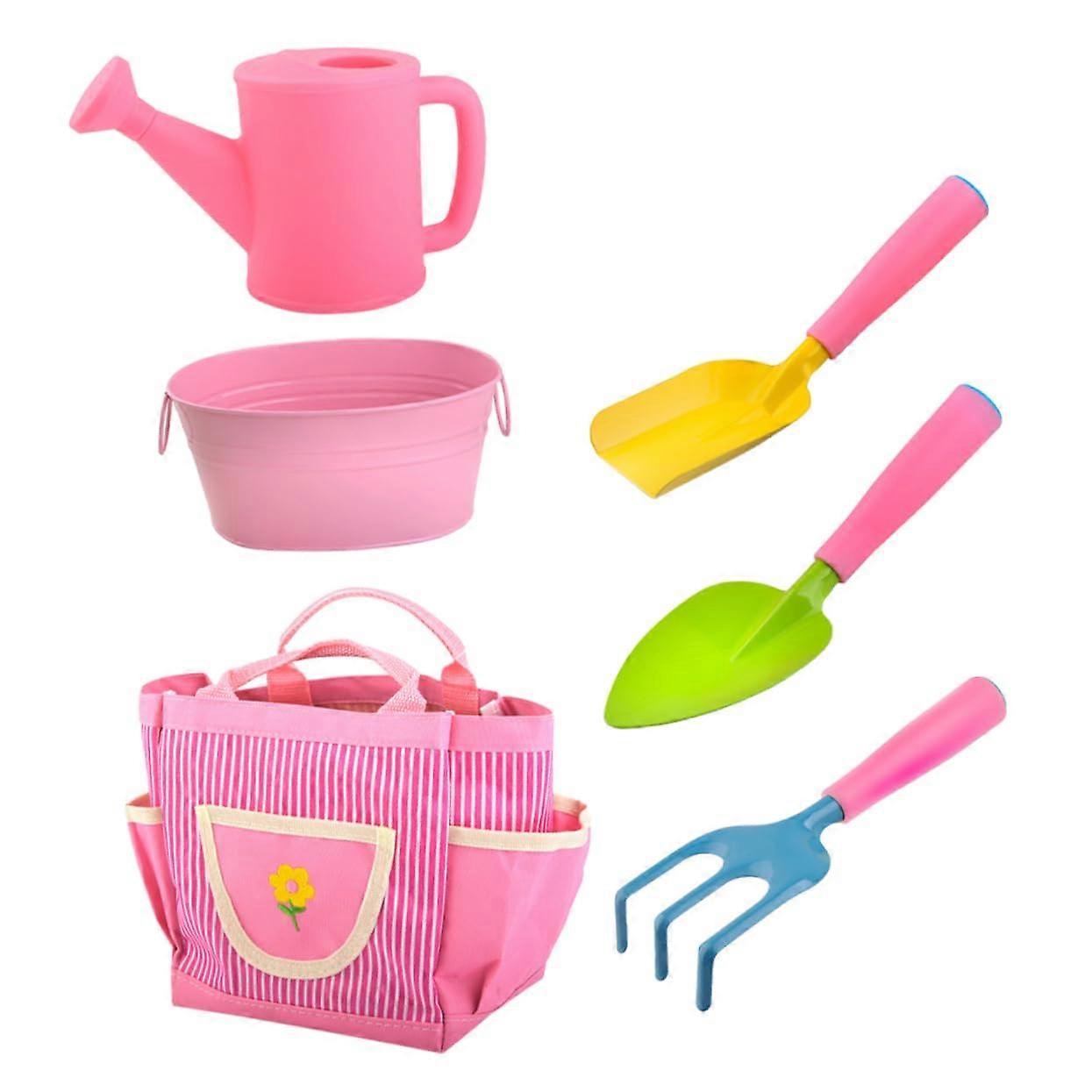 1Set Garden Mini Tool Set for Kids, Light and Safe Gardening Tool for Flowers and Vegetables, Ideal for Small Hands