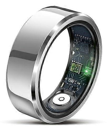 Felixx Smart Ring SR6 Silver Size 8 (56.9 mm) Men's Wearable Technology Ring with Bluetooth Connectivity