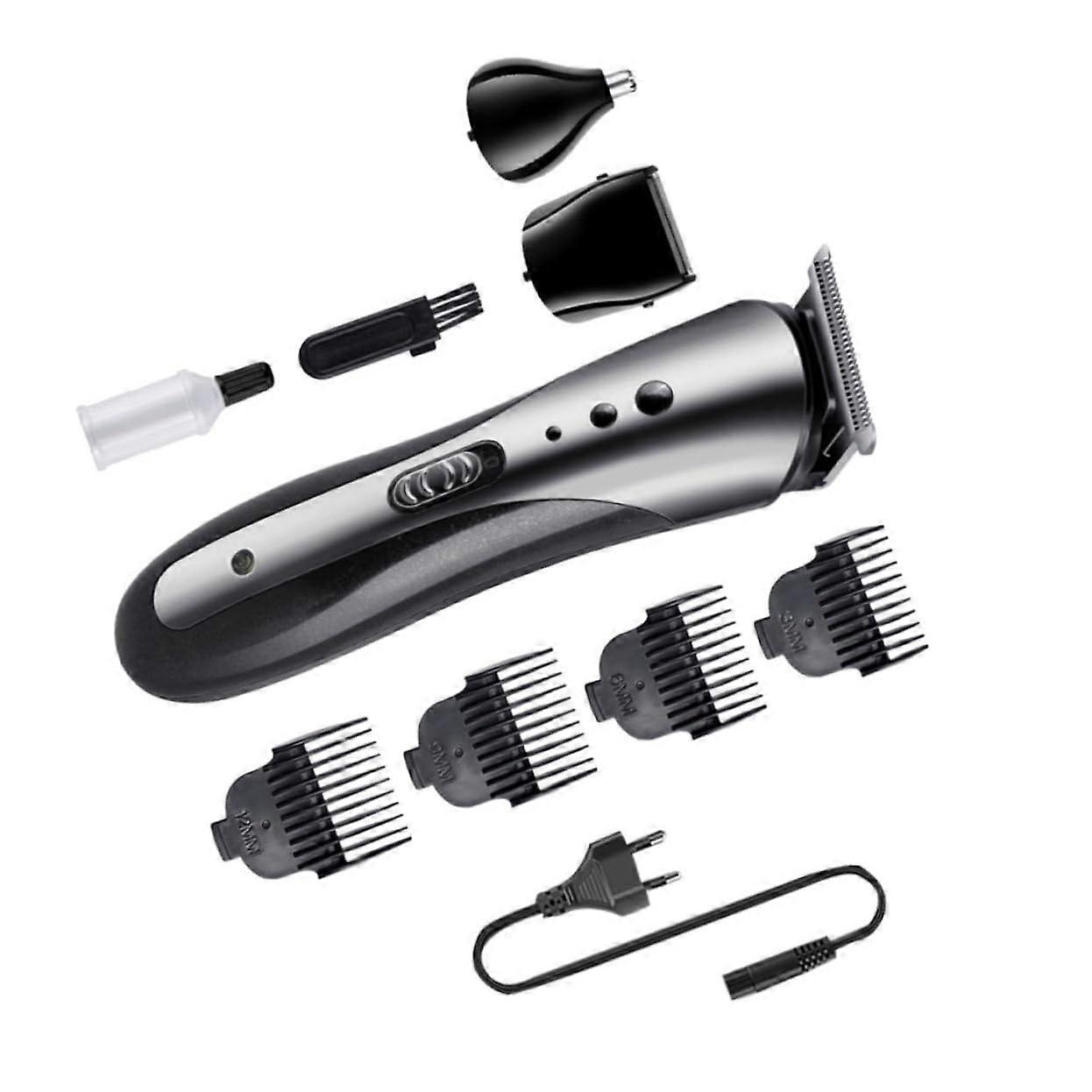 Professional Multi-Functional Hair Clipper Set with Adjustable Blade and Ergonomic Design for Precision Cutting and Thinning