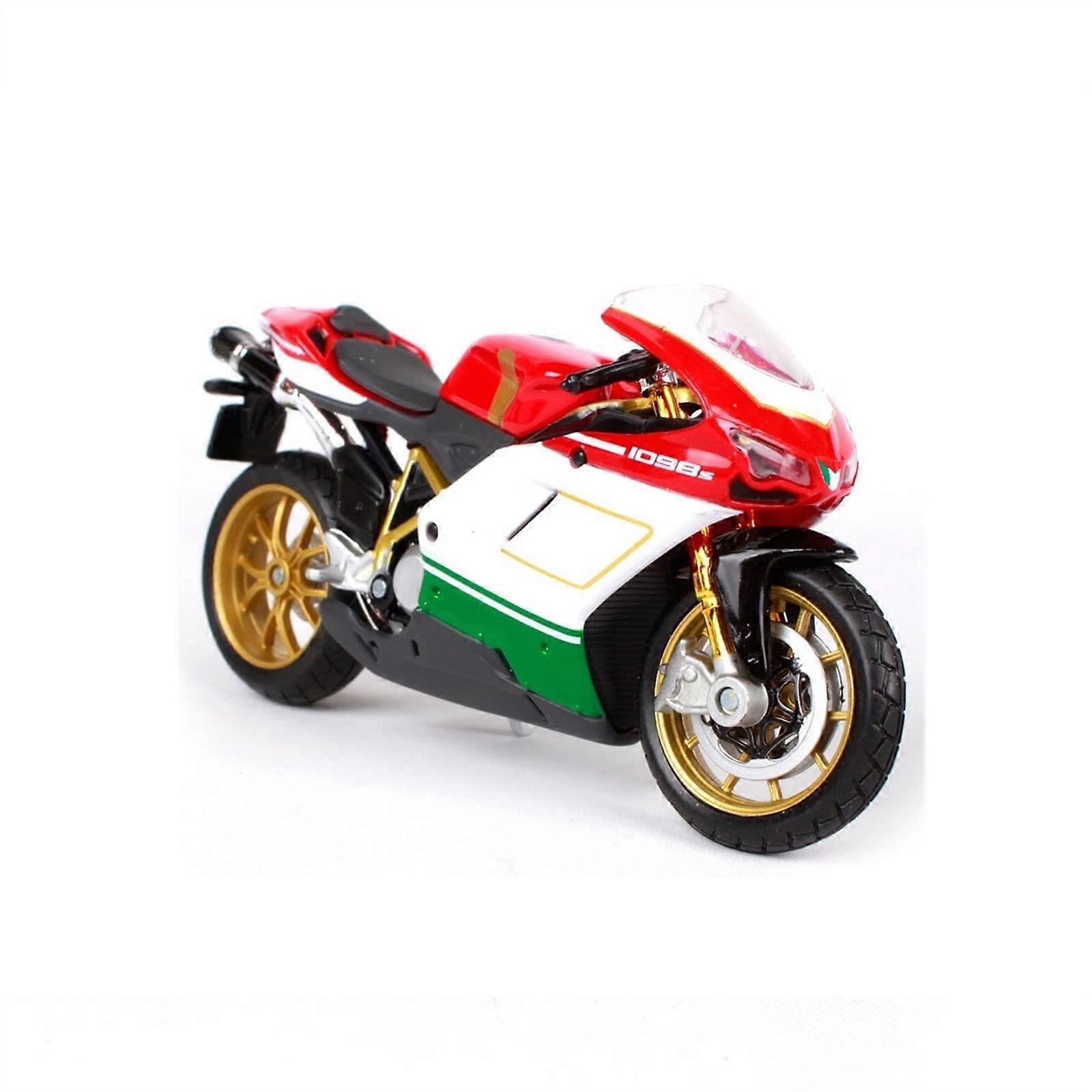 Scale Model For Ducati 1098S Panigale V4 Motorcycle Desktop Display Model Diecast Metal Toy 1/18 Red