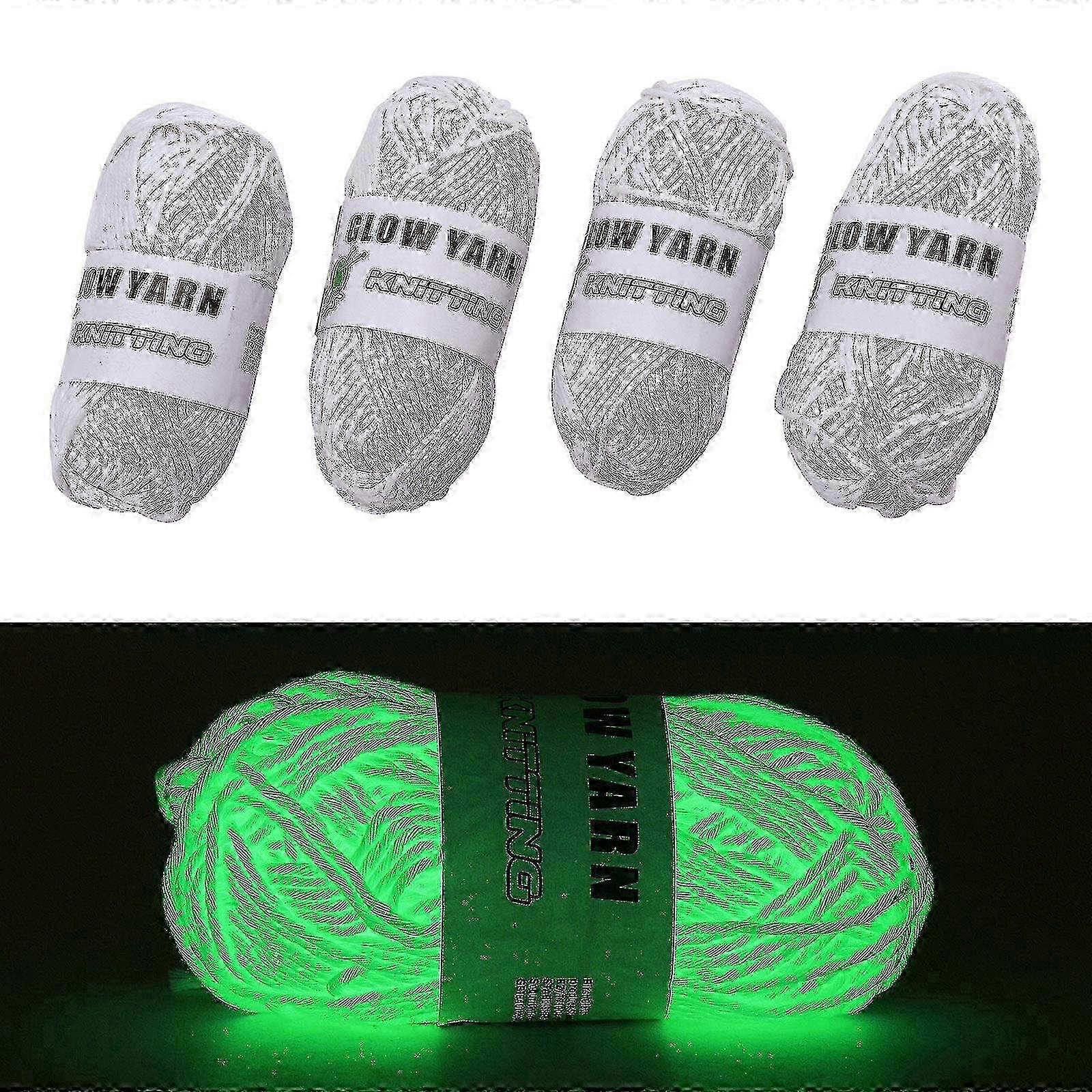 4/5pcs Fil Lumineux Doux 50m / rouleau Nouveau Fonctionnel DIY Couture Fournitures Lumineux