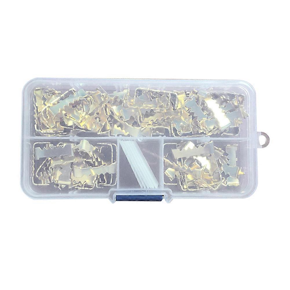 Painting Hangers Metal Photo Frame Hook Golden Canvas Wood Project Hanging 100Set