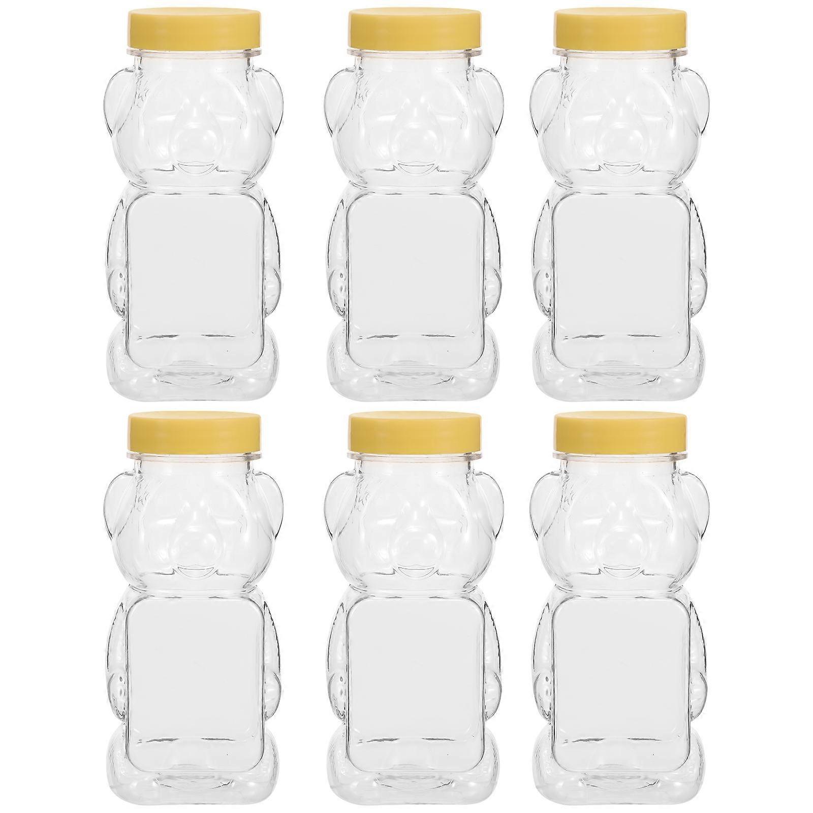 Bear Shaped Candy Jar Party 160ml 6Pcs
